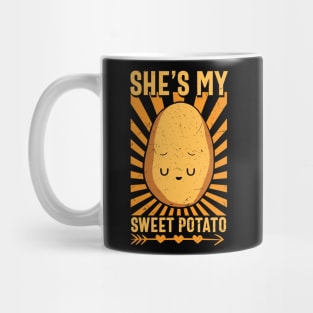 She's my sweet potato Funny Matching Halloween Lazy Costume Mug